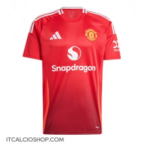 Manchester United Prima Maglia 2024-25 Manica Corta